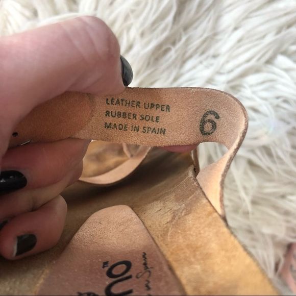 Yokono Spain Rose Gold Copper Strappy Leather Sandals 6 - Picture 5 of 8